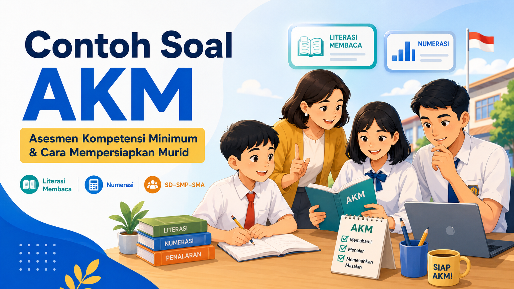 Contoh Soal AKM (Asesmen Kompetensi Minimum) dan Cara Mempersiapkan Murid