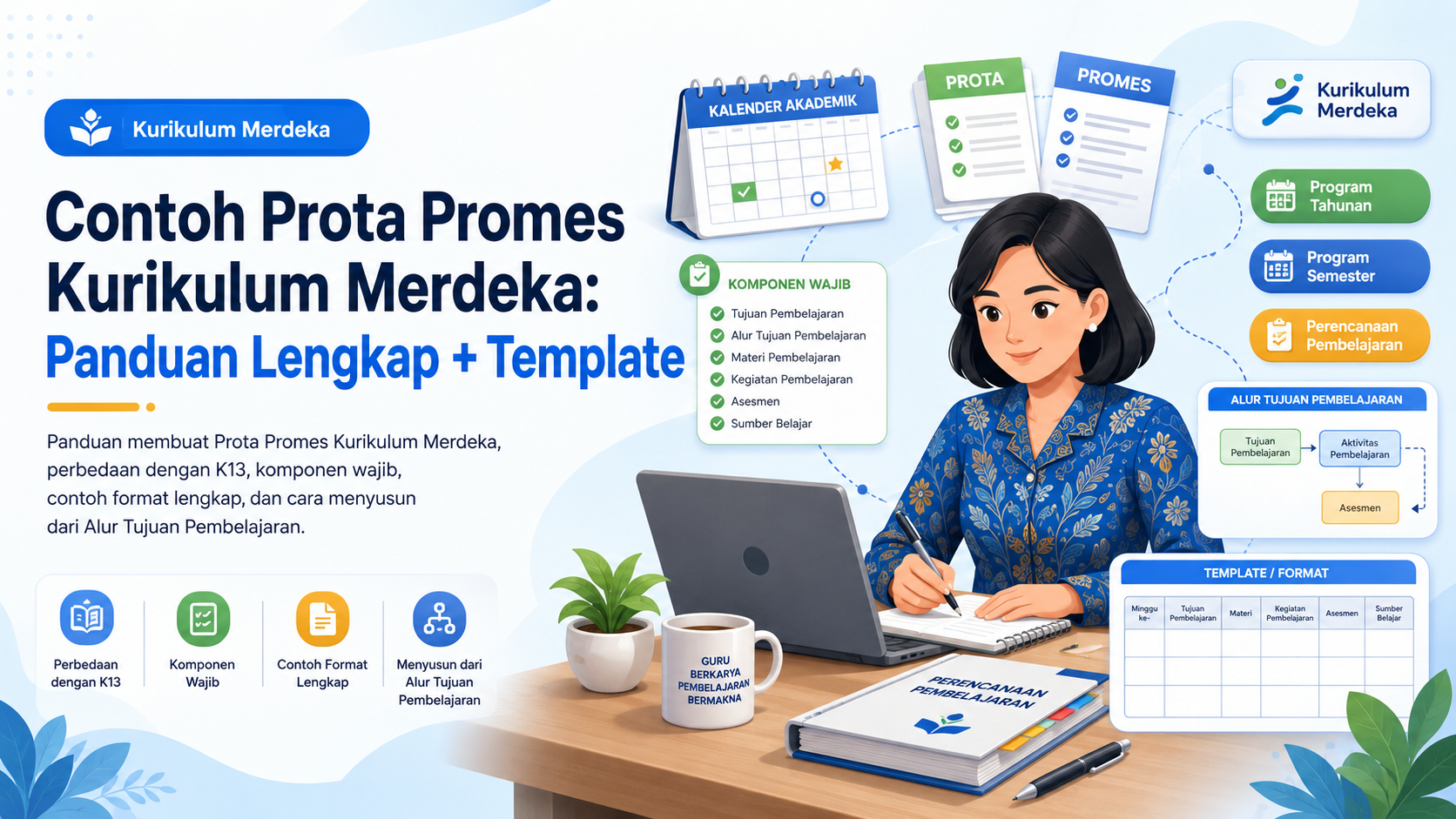 Contoh Prota Promes Kurikulum Merdeka: Panduan Lengkap + Template